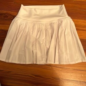 Alo white grandslam skirt